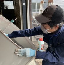 鉄コーティング種子の製造始まる