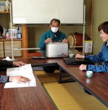ヤマハ無人ヘリコプター免許教習参加中